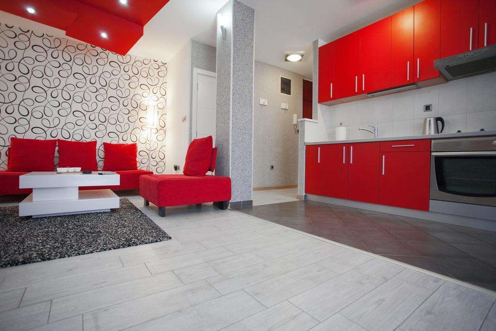 Apartment Red Belgrado Habitación foto